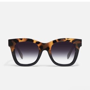 Quay Australia Tortoiseshell Black Gradient Lens Sunglasses